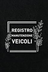 Registro manutenzione veicoli usato  Spedito ovunque in Italia 