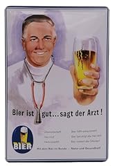 Bier retro blechschild gebraucht kaufen  Wird an jeden Ort in Deutschland