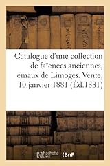 Catalogue collection faïences d'occasion  Livré partout en France