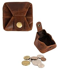 Leather coin pouch for sale  Delivered anywhere in UK