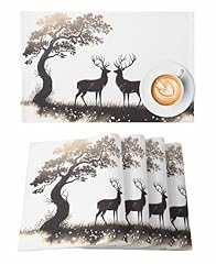 Elk placemat set for sale  Delivered anywhere in USA 