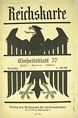 Reichskarte einheitsblatt zoss gebraucht kaufen  Wird an jeden Ort in Deutschland