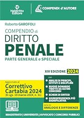 Compendio diritto penale usato  Spedito ovunque in Italia 