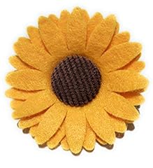 Felt sunflower brooch for sale  Delivered anywhere in Ireland