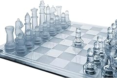 Elegant glass chess for sale  Delivered anywhere in UK