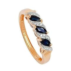 Sapphire diamond ring for sale  Delivered anywhere in UK