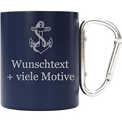 Edelstahl tasse blau gebraucht kaufen  Wird an jeden Ort in Deutschland