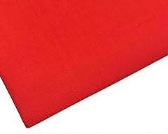 Plain red polycotton for sale  Delivered anywhere in UK