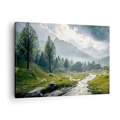 Quadro tela paesaggio usato  Spedito ovunque in Italia 