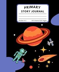 Galaxy Saturn Planet Primary Story Journal Grades K-2: Space Cover Kindergarten Journal, Dotted Midline and Picture Space for Grades K-2, Learn to ... Back To School Gift For Kids - 7.5x9.25 usato  Spedito ovunque in Italia 