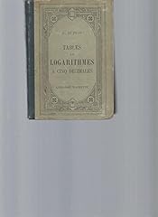 Tables logarithmes décimales. d'occasion  Livré partout en France