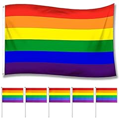 Lgbtq flagge regenbogen gebraucht kaufen  Wird an jeden Ort in Deutschland