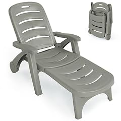 Costway folding sunlounger for sale  Delivered anywhere in Ireland