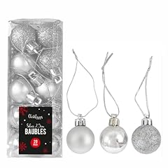 Silver baubles ornament for sale  Delivered anywhere in UK