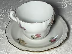 Mokkatasse blumenmotiven goldr gebraucht kaufen  Wird an jeden Ort in Deutschland