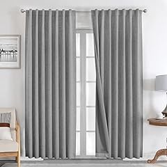 Joydeco linen curtains for sale  Delivered anywhere in USA 