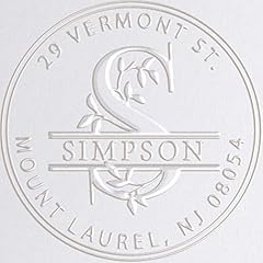 Monogram address embosser for sale  Delivered anywhere in USA 
