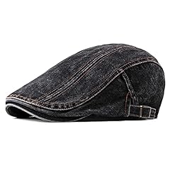 Distressed denim newsboy for sale  Delivered anywhere in USA 
