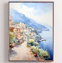 Italy watercolor painting for sale  Delivered anywhere in USA 