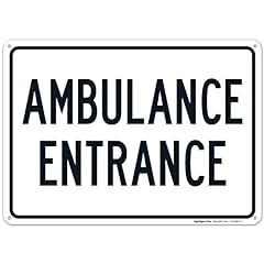Ambulance entrance sign for sale  Delivered anywhere in USA 