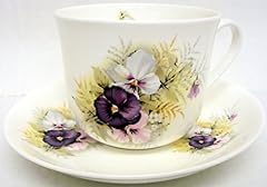 Pansies breakfast cup for sale  Delivered anywhere in UK