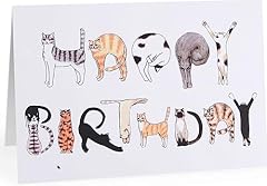 Cat birthday cards for sale  Delivered anywhere in UK