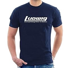 Hikon Ludwig T-Shirt Drums Drummer S36 usato  Spedito ovunque in Italia 