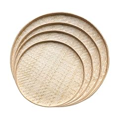 4pcs woven bamboo for sale  Delivered anywhere in USA 