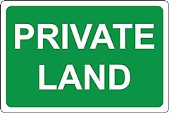 Private land sign for sale  Delivered anywhere in UK