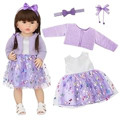 Puppenkleidung puppe lila gebraucht kaufen  Wird an jeden Ort in Deutschland