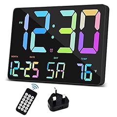Digital clock large for sale  Delivered anywhere in Ireland