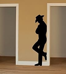 Cowboy silhouette decal for sale  Delivered anywhere in USA 