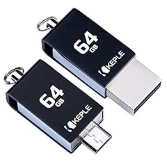 Scheda di Memoria USB da 64GB Chiavetta OTG a Micro USB 2 in 1 Compatibile con Samsung Galaxy S7 S7 Edge S6 S6 Edge S4 S3 / J7 J7 Prime J3 J3 Prime J6 J5 J4 / A6 A7 A8 | 64 GB Doppia Porta, usato usato  Spedito ovunque in Italia 