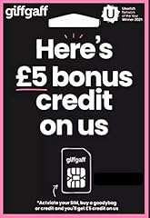 Giffgaff sim card for sale  Delivered anywhere in Ireland