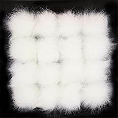 Furling pompoms faux for sale  Delivered anywhere in UK