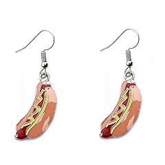 Hot dog earrings for sale  Delivered anywhere in USA 