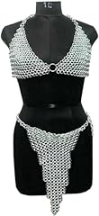 Chainmail bra skirt for sale  Delivered anywhere in USA 