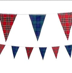 Red blue tartan for sale  Delivered anywhere in UK