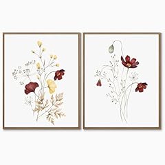 Watercolor botanical wall for sale  Delivered anywhere in USA 