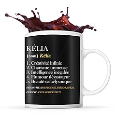 Tasse prénom kélia d'occasion  Livré partout en France