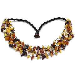 Collana donna ambra usato  Spedito ovunque in Italia 