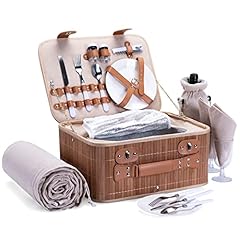 Picnic basket set for sale  Delivered anywhere in USA 