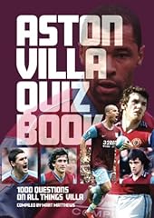 Aston villa quiz for sale  Delivered anywhere in UK