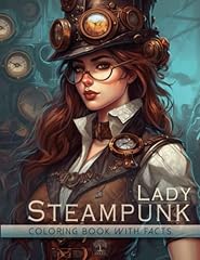 Steampunk lady coloring gebraucht kaufen  Wird an jeden Ort in Deutschland