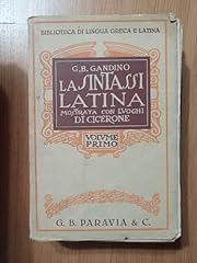 Sintassi latina mostrata usato  Spedito ovunque in Italia 