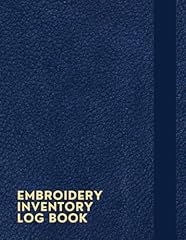 Embroidery inventory log for sale  Delivered anywhere in USA 