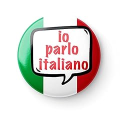 Speak italian pinback for sale  Delivered anywhere in USA 