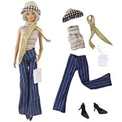 Used, 7 PCS Doll Clothes and Accessories, Fashion Outfits for sale  Delivered anywhere in UK