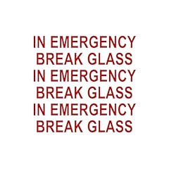 Emergency break glass for sale  Delivered anywhere in UK