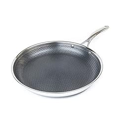 HexClad 12 Inch Hybrid Stainless Steel Frying Pan with for sale  Delivered anywhere in USA 